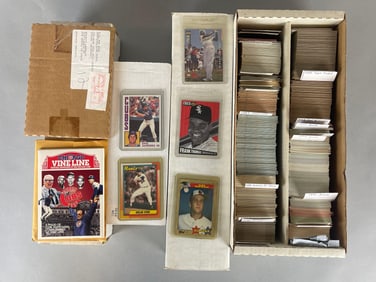 3400+ 1980s - 90s Sports Cards with HOFs, Stars, and Rookies