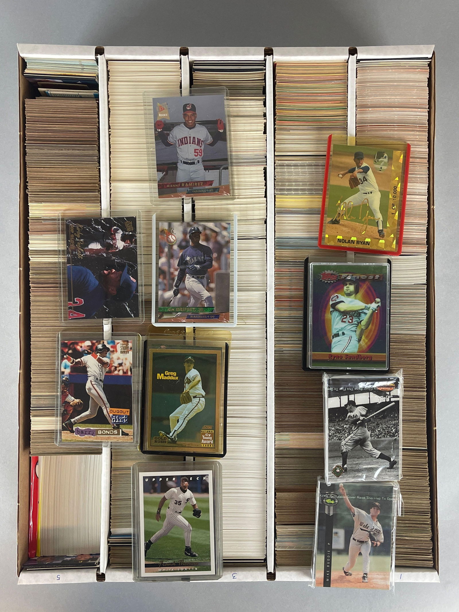 4000+ 1970s - 90s Baseball cards with HOFs, Stars, and Rookies (1 of 3)