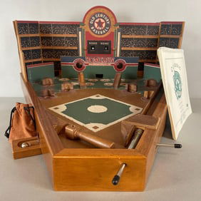 Classic Old Century Wooden Baseball Pinball Game
