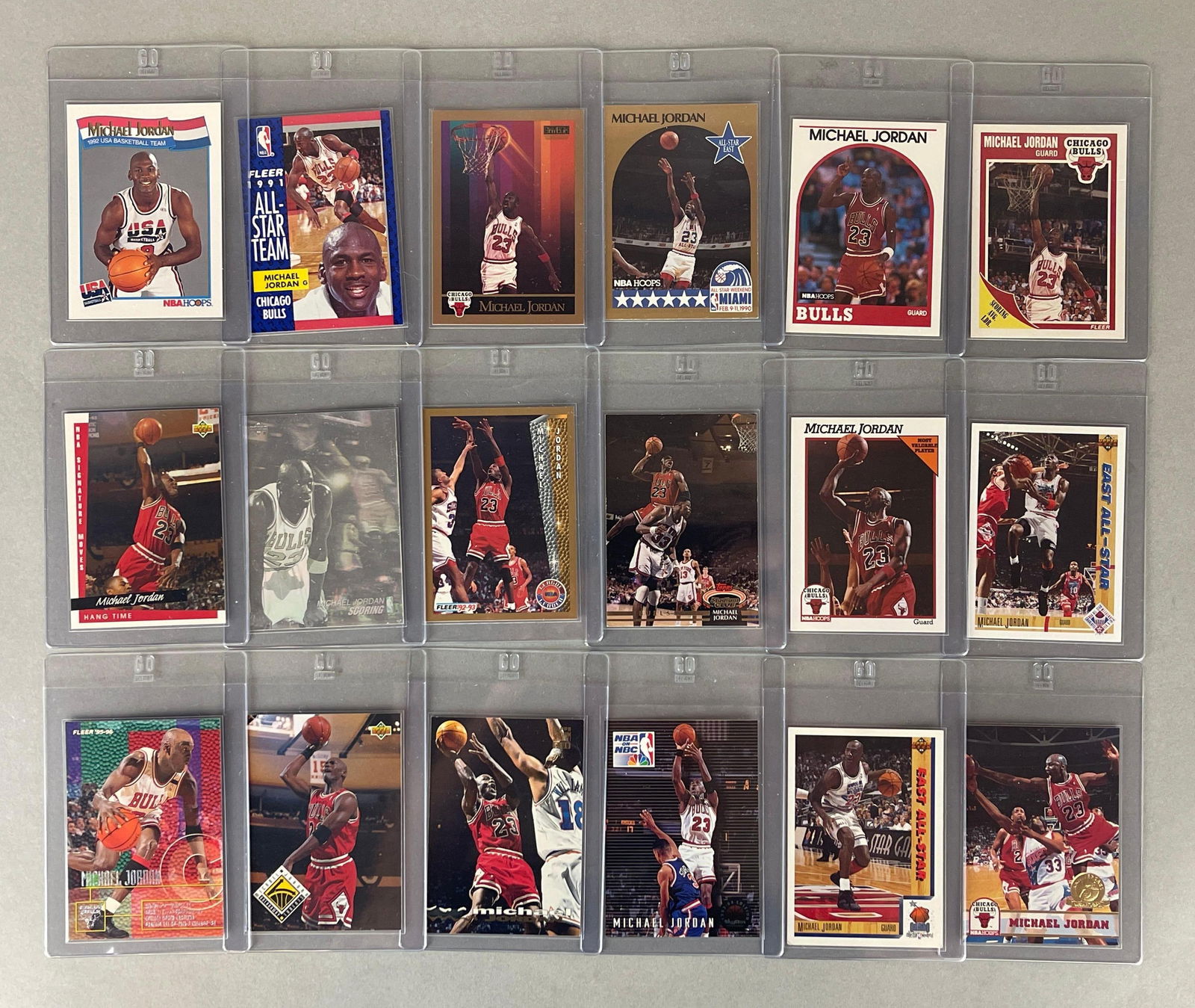 18 - 1989 - 95 Michael Jordan Cards (1 of 2)
