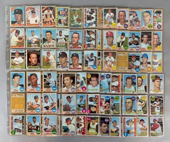 280+ 1966 - 69 Topps Baseball Cards with HOFs, Stars, and Rookies