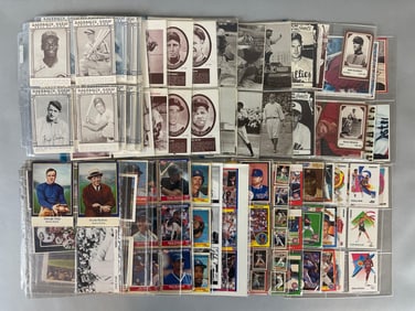 200+ Baseball Cards and Post Cards with HOFs