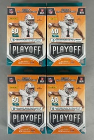 4 - 2021 Playoff Football Hanger Boxes