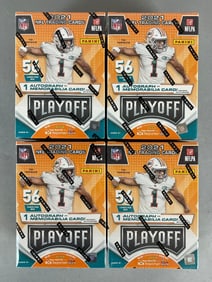 4 - 2021 Playoff Football Blaster Boxes