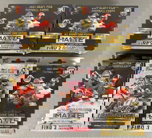 5 - 2021 Wild Card Football Hanger and Blaster Boxes