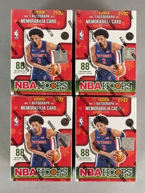 4 - 2021 - 22 Hoops Holiday Basketball Blaster Boxes