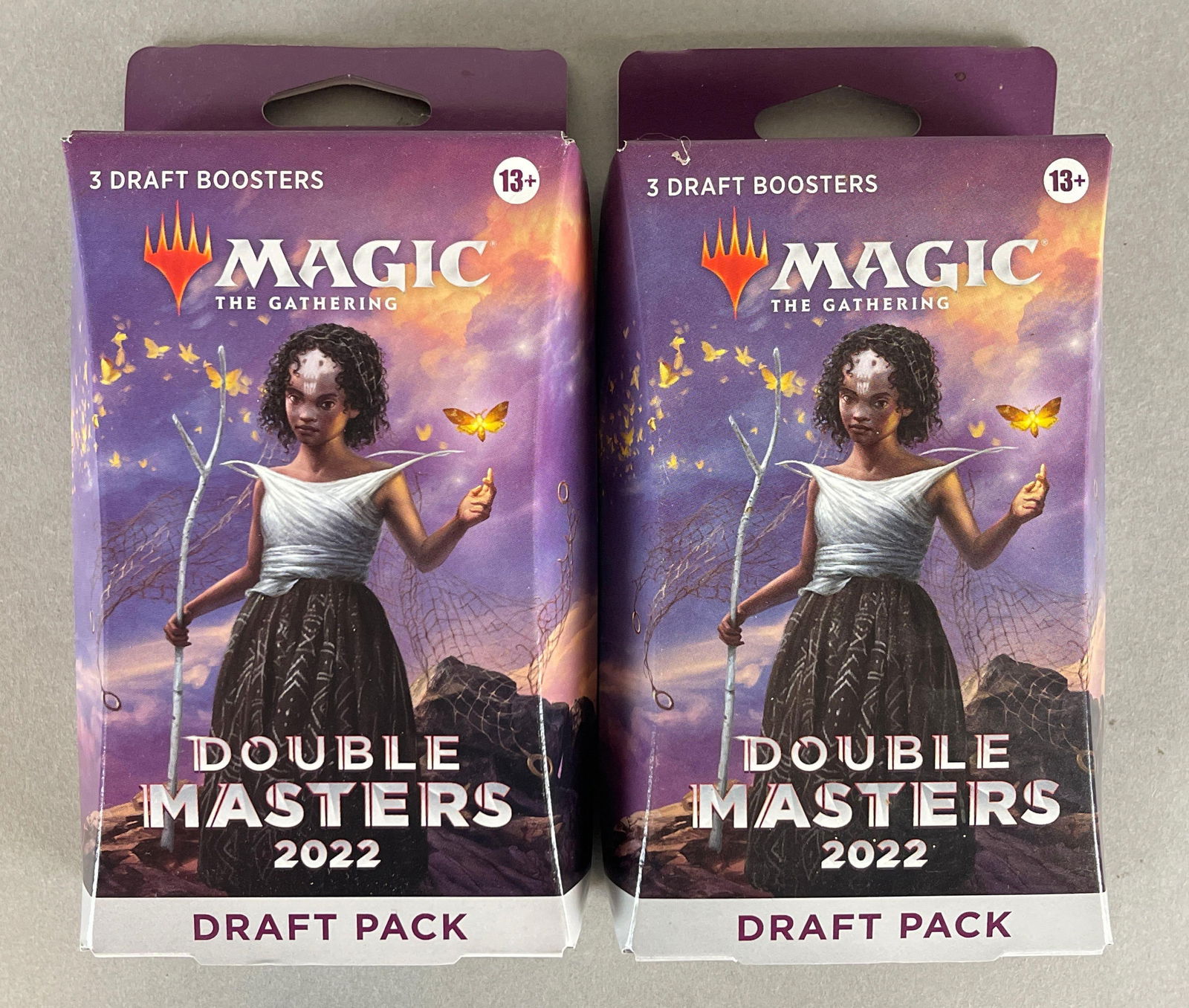 2022 Magic The Gathering Double Masters Draft pack Hanger Boxes (1 of 3)