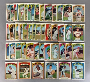 50+ 1972 Topps Baseball High Numbers with HOFs and Stars