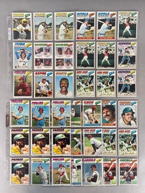 45 - 1977 Topps Baseball HOFs and Rookies