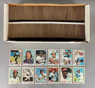 1550+ 1978 Topps Baseball Cards with HOFs, Stars, an Rookies