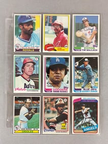 300+ 1970s - 80s Baseball Cards with HOFs, Stars, and Rookies