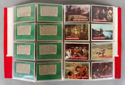 1956 Topps Davy Crockett Complete Green Back Set