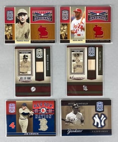 6 - 2005 Donruss Greats Jersey and Bat Cards
