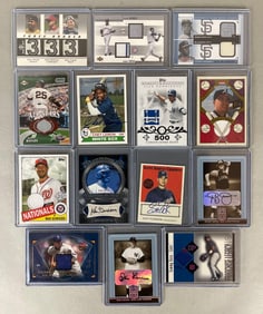 14 - 2001 - 20 Baseball Auto, Jersey, and Rookie Cards, Including HOFs