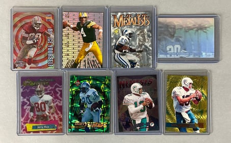 8 - 1990s Football HOFs Insert Cards