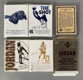4 - 1996 - 98 Upper Deck 22KT Gold Michael Jordan Cards with Space Jam /5000