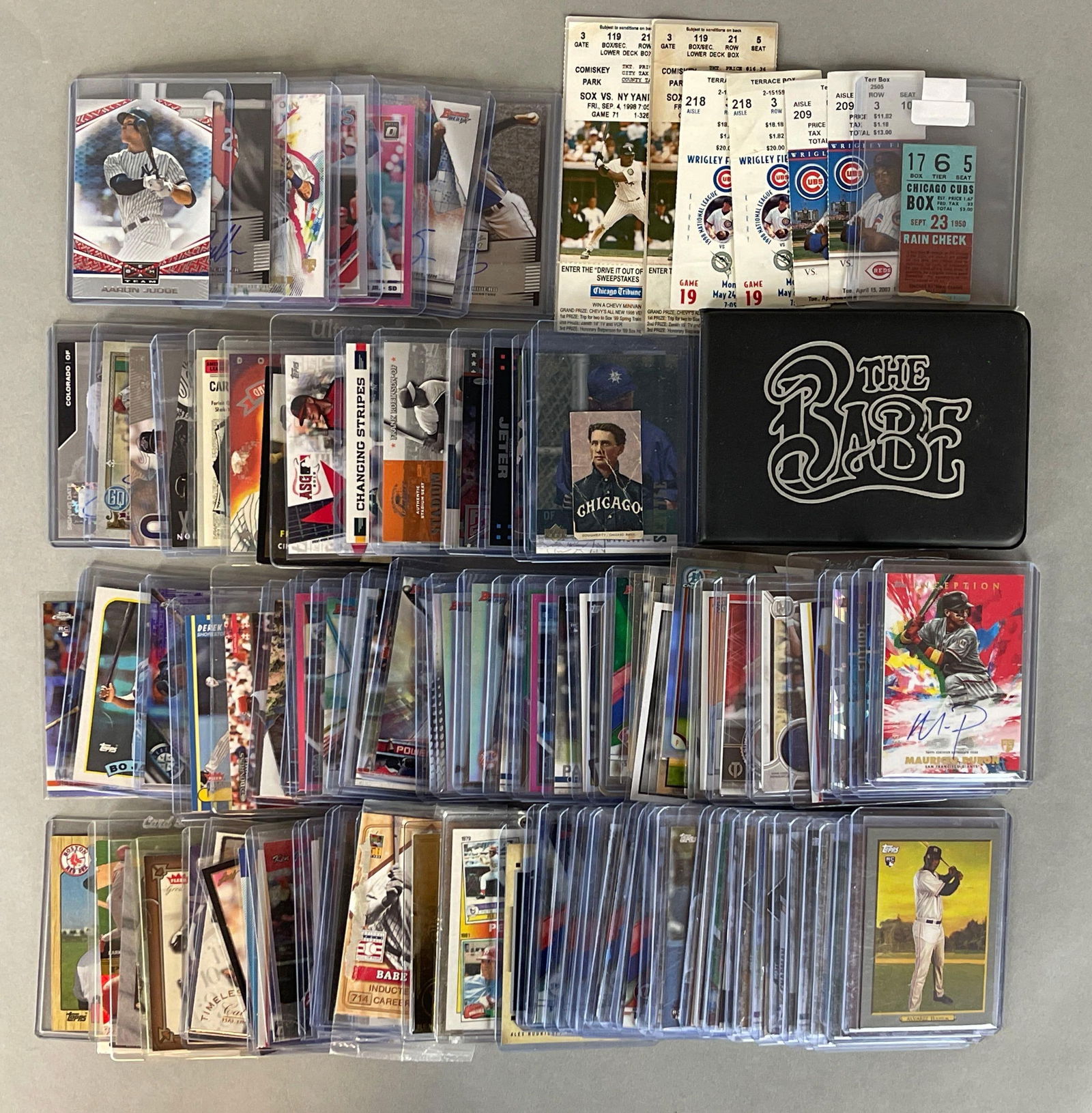 100+ 1909 - 2000s Baseball HOFs, Stars, Rookies, and Inserts Cards (1 of 3)