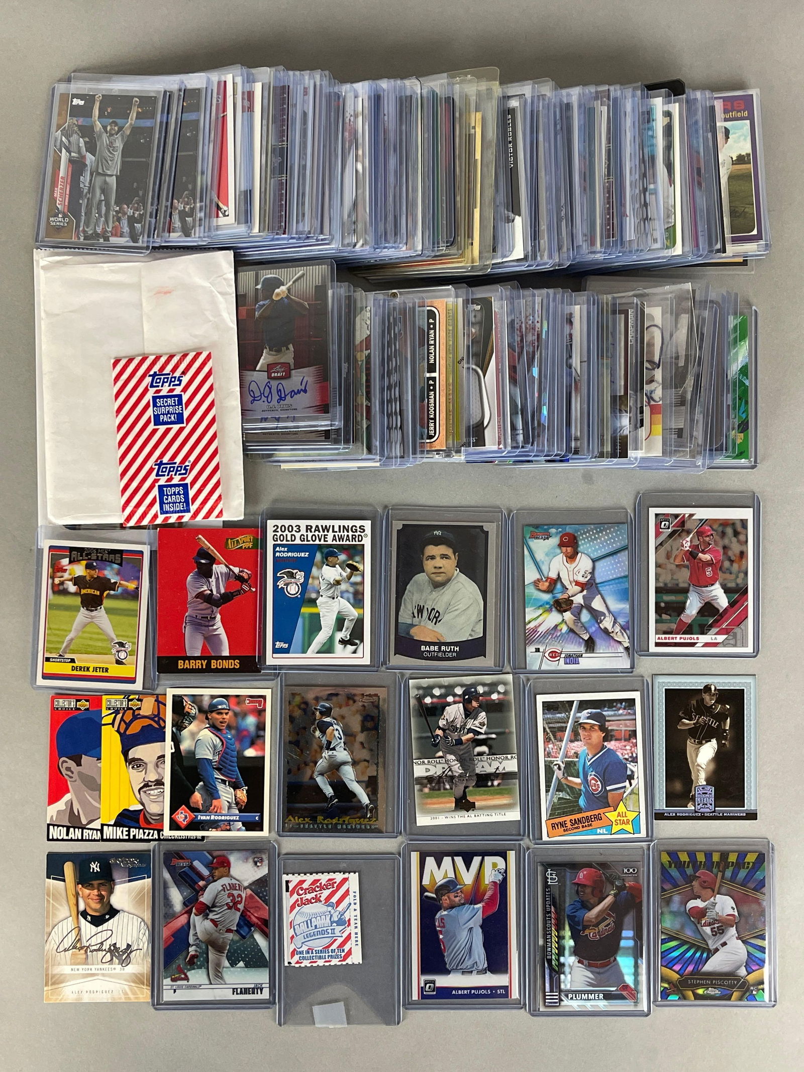 160+ 1970s - 2000s Baseball HOFs, Stars, Rookies, and Insert Cards (1 of 3)