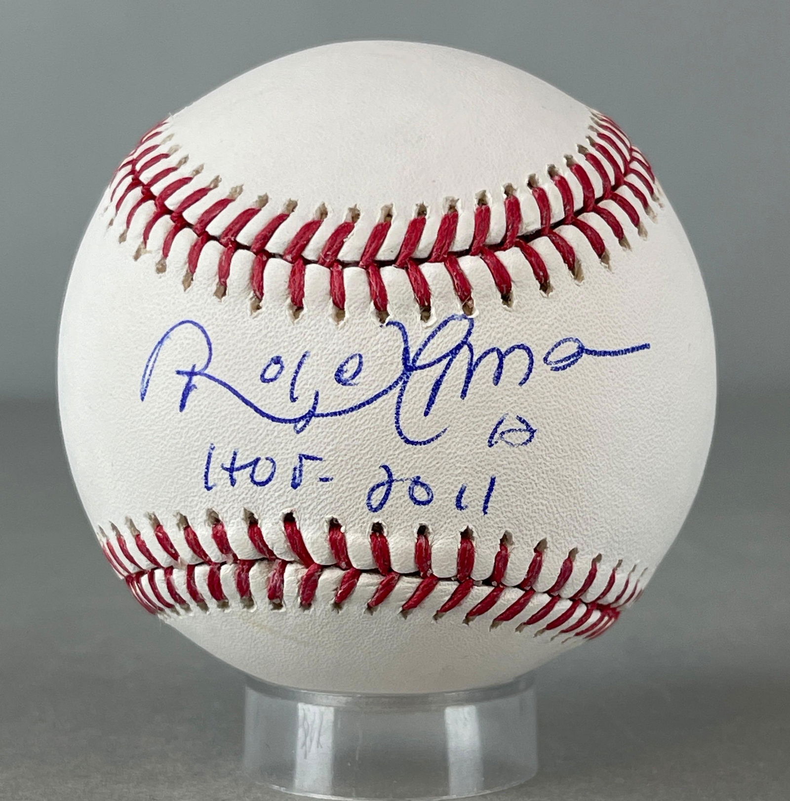 Roberto Alomar Signed Official MLB Rawlings Baseball with Inscription (1 of 3)