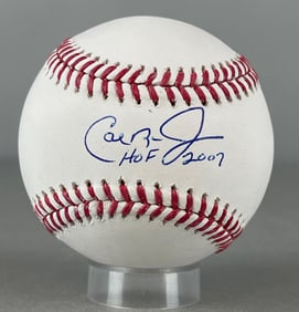 Cal Ripken Jr. Signed Official MLB Rawlings Baseball with Inscription and JSA COA