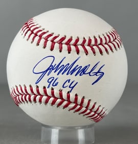 John Smoltz Signed Official MLB Rawlings Baseball with Inscription
