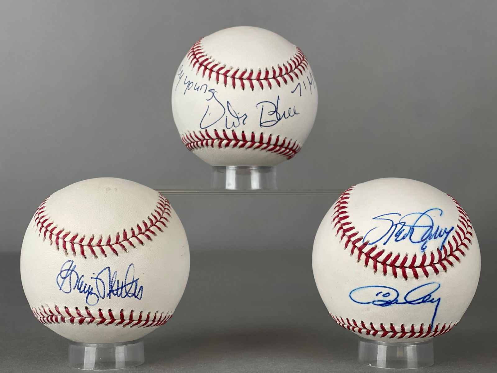3 - 1970s Baseball Stars Signed Baseballs (1 of 2)