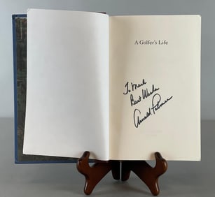 Arnold Palmer Signed 1st Edition Book, A Golfers Life