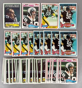 44 - 1980 - 83 Topps Jack Lambert High-Grade Cards