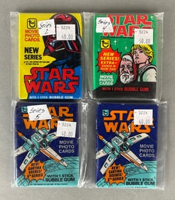 4 - 1977 - 78 Topps Star Wars Unopened Packs