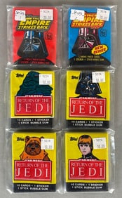 6 - 1980 Topps Empire Strikes Back and Return of the Jedi Unopened Packs
