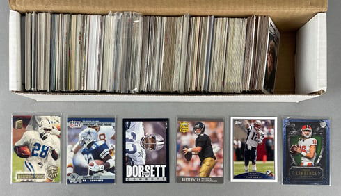 580+ 1980s - 2000s Football HOFs, Stars, and Rookies