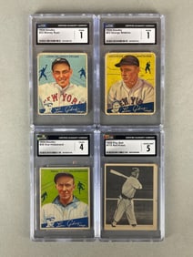 3 - 1934 Goudey Baseball Graded Cards + 1939 Play Ball Graded Card