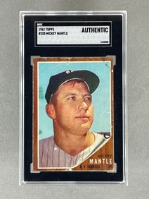 1962 Topps Mickey Mantle #200 SGC Authentic