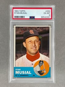 1963 Topps Stan Musial #250 PSA 6