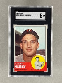 1963 Topps Harmon Killebrew #500 SGC 5