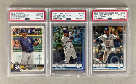 3 - 2018 - 19 Fernando Tatis Jr. PSA Graded 9 and 10s