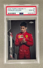 2020 Topps Chrome F1 Charles Leclerc #4 PSA 10