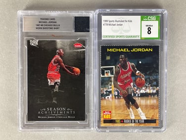 1997 - 98 Michael Jordan Worn Shooting Shirt and 1999 SI for Kids #778