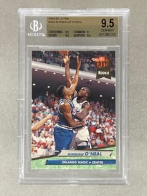 1992 - 93 Ultra Shaquille ONeal #328 BGS 9.5 Rookie