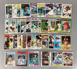 40 - 1972 - 80 Topps baseball HOFs, Stars, and Rookies