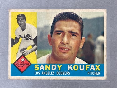 1960 Topps Sandy Koufax #343