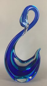 Murano Art Glass Bird Statue