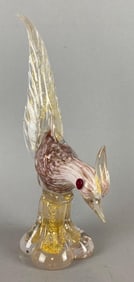 Murano Art Glass Bird Statue