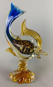 Murano Art Glass Fish Statue