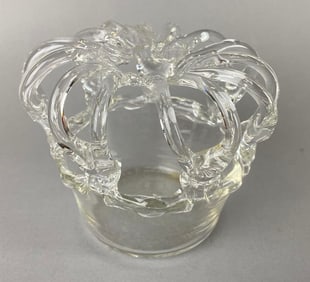 Hand Blown Flower Frog