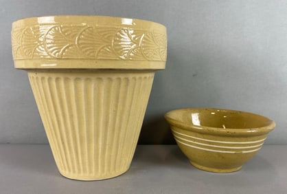 Group of 2 Stoneware Items
