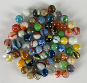 Group of Assorted Marbles
