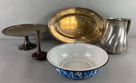 Group of 5 Metal Items