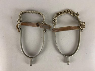 Group of 2 Vintage Crown-All British Calgary Horse Spurs
