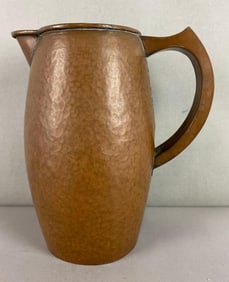Arts and Crafts Hammered Copper Pitcher